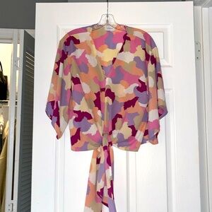 Adrienne Front Tie Top sz M